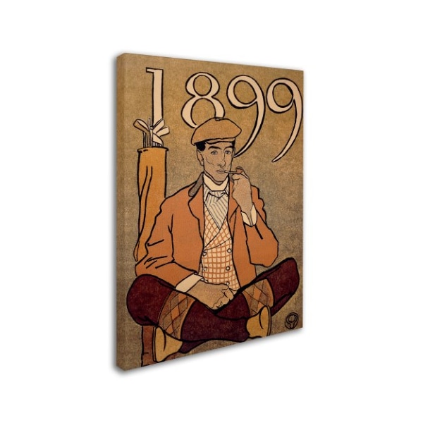 Edward Penfield 'Golf Calendar 1899' Canvas Art,35x47